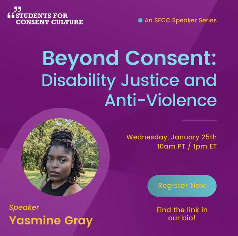 Beyond Consent: Disability Justice and Anti-Violence